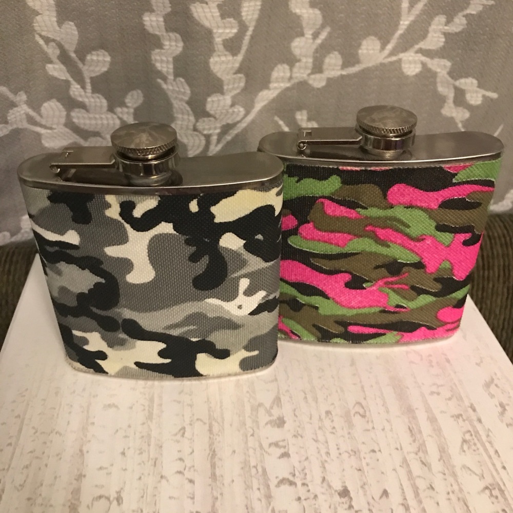 Camouflage Stainless Steel Flasks